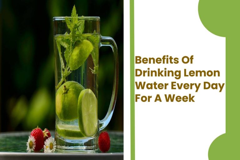Benefits Of Drinking Lemon Water Every Day For A Week