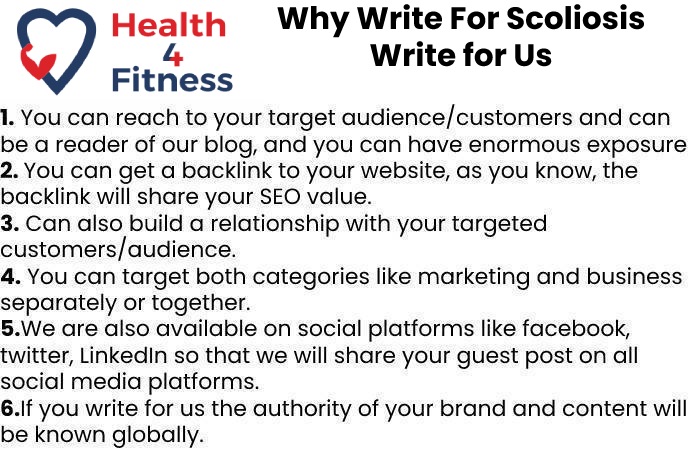 Why Write for Us Health4fitnessblog -Scoliosis Write For Us