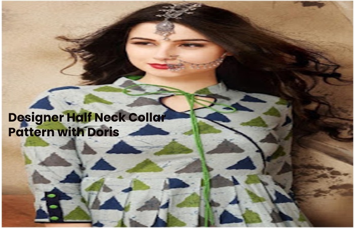 Designer Half Neck Collar Pattern with Doris