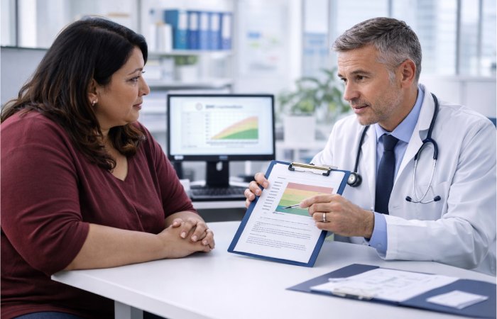 Patient consultation during NHS bariatric referral process