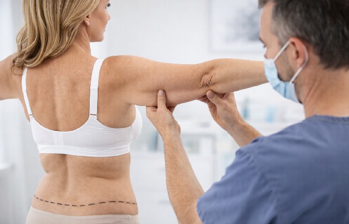 Clinical evaluation for upper body lift targeting arms and upper back