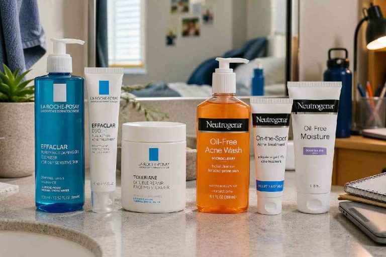 I am a College Student:La Roche-Posay vs Neutrogena for Acne
